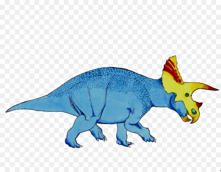 Dinossauro Azul，Desenho Animado PNG