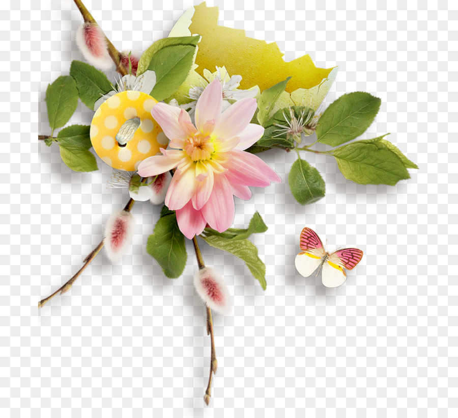 Coroa De Flores De Maio，Páscoa PNG