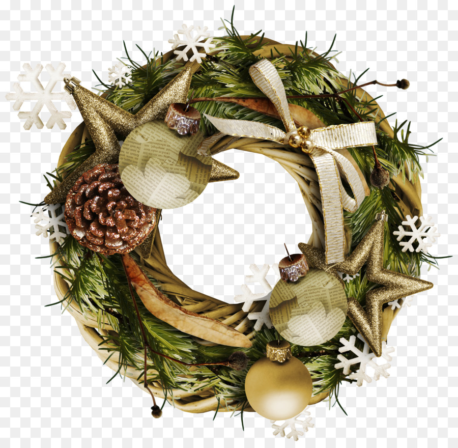 Guirlanda De Natal，Ornamentos PNG