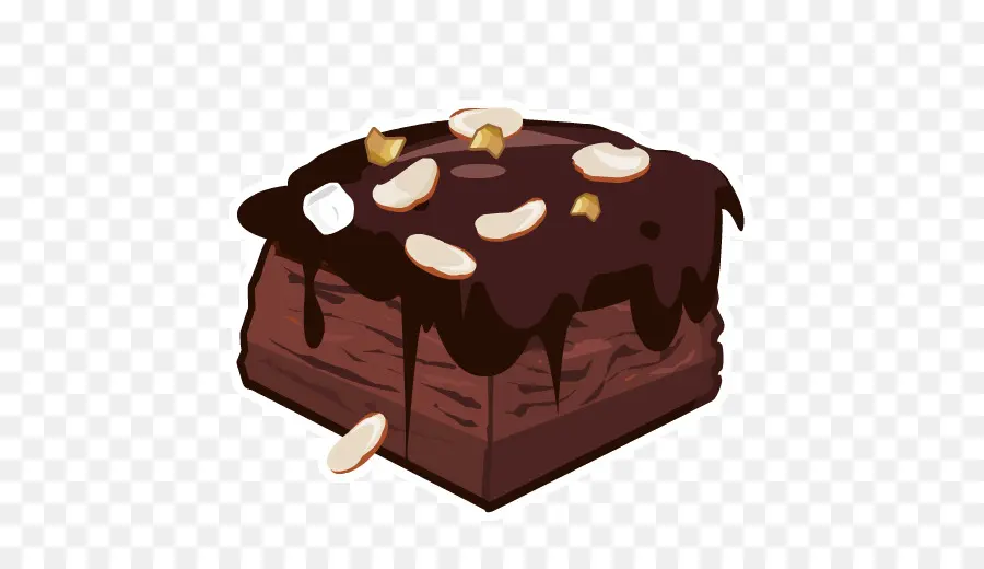 Chocolate Brownie，Bolo De Chocolate PNG