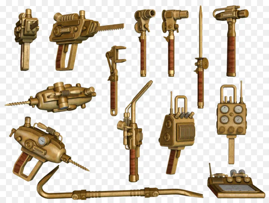 Ferramentas Steampunk，Steampunk PNG