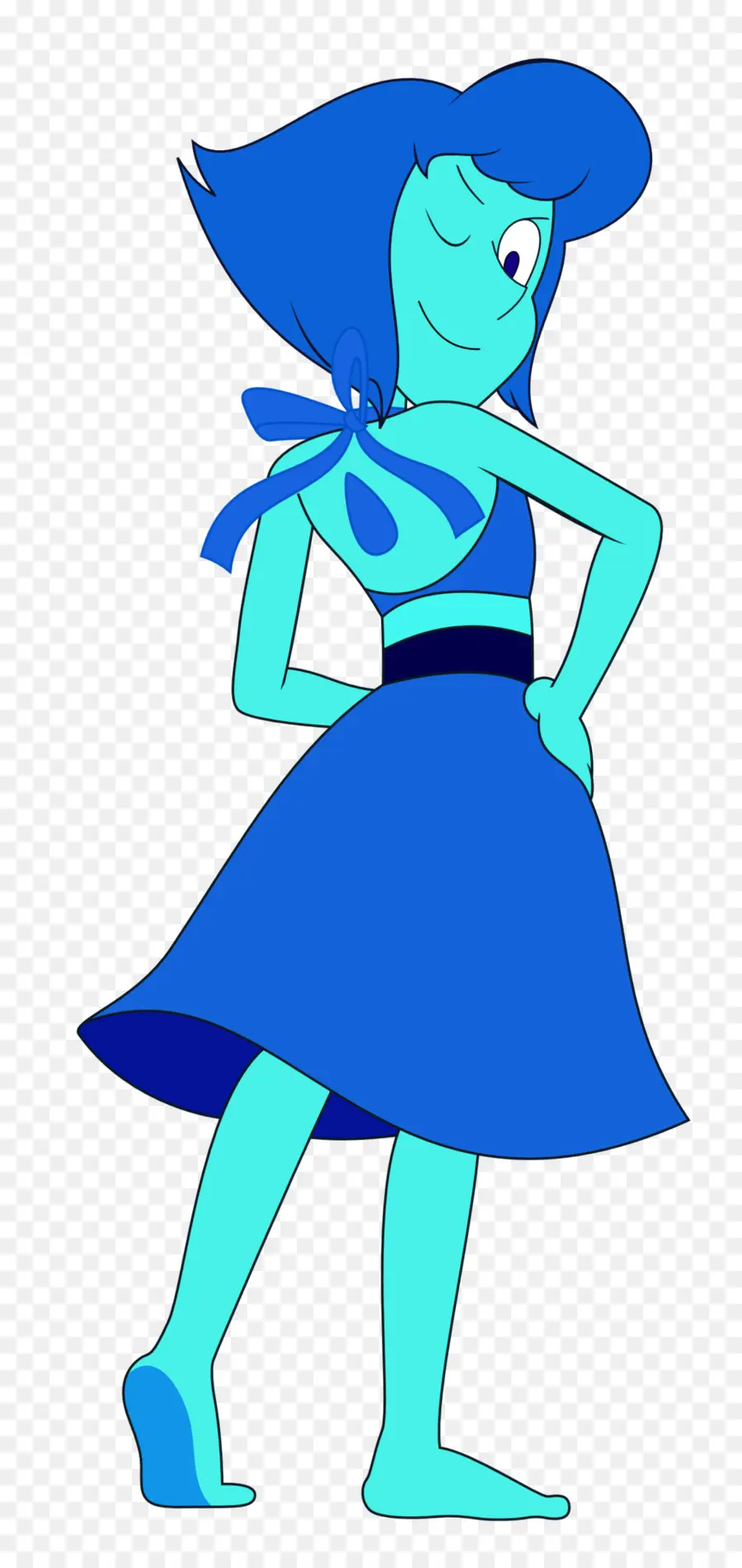 Personagem Azul，Animado PNG