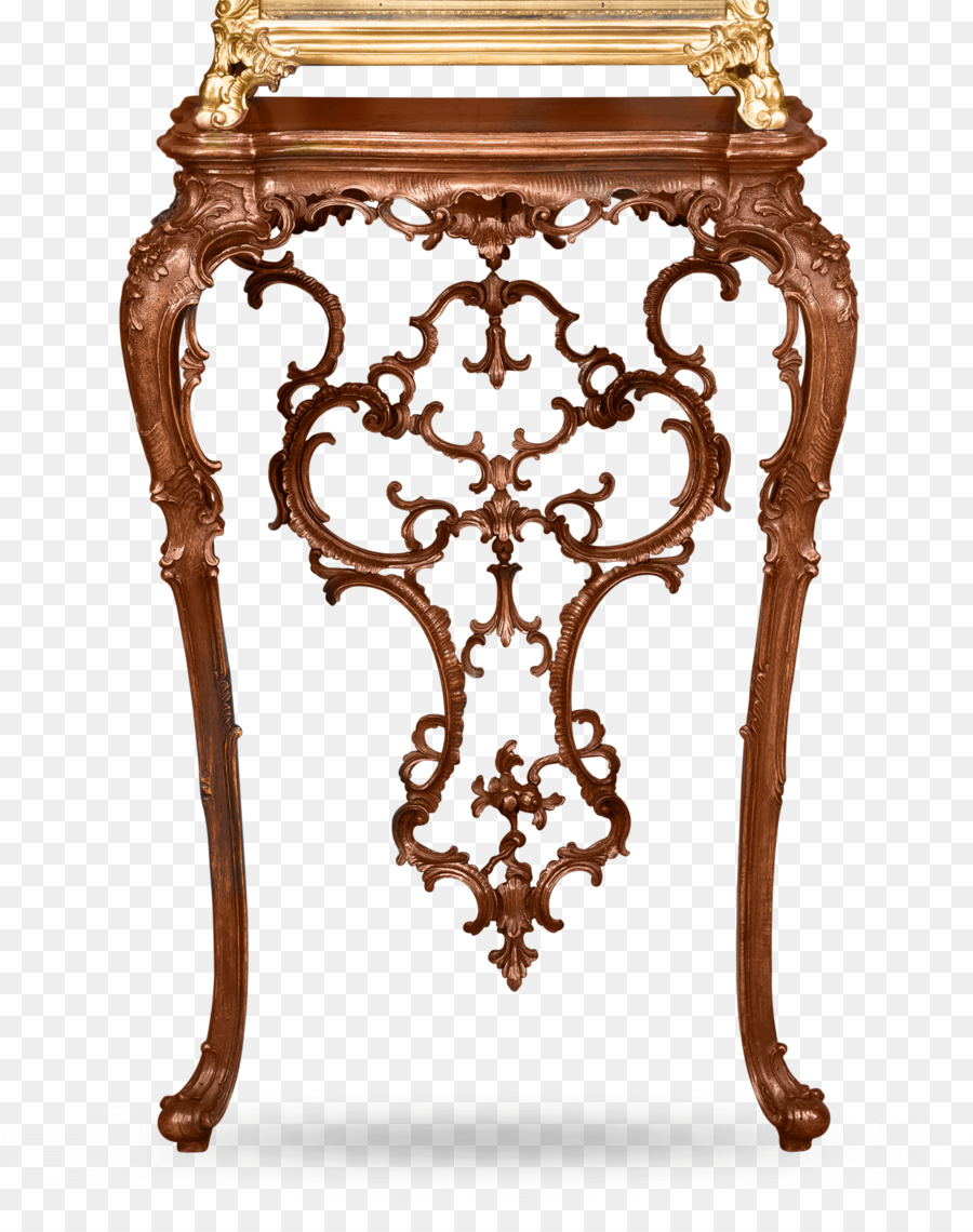 Mesa Ornamentada Dourada，Mesa PNG