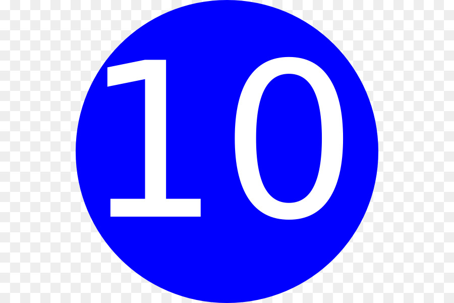 Número 10，Dígito PNG