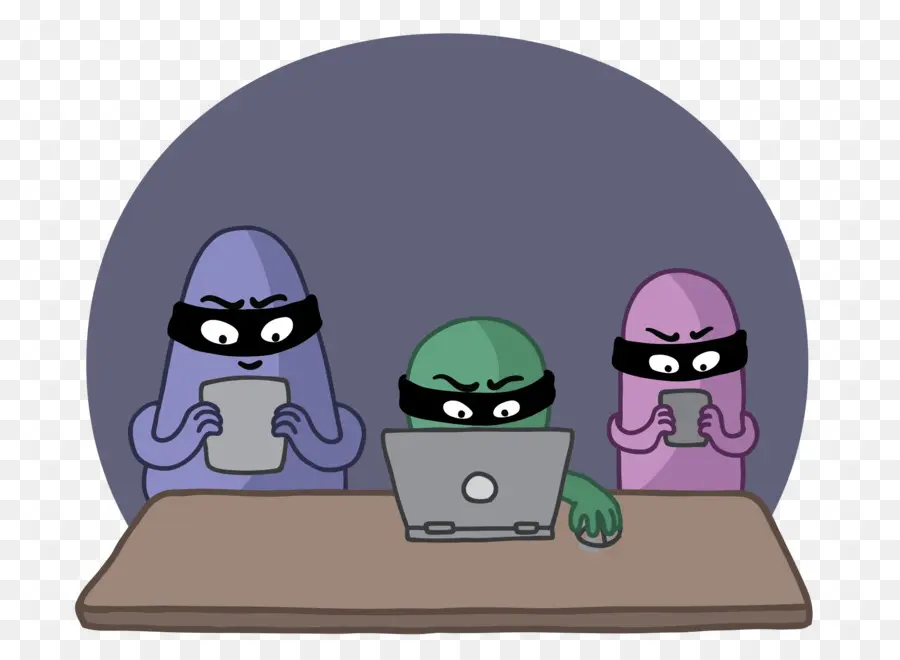 Hackers De Desenhos Animados，Computador PNG