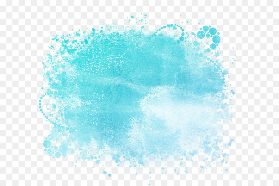 Aquarela Azul，Pintar PNG