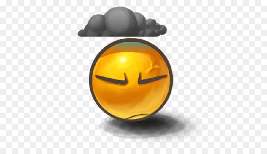 Emoji Triste，Nuvem PNG