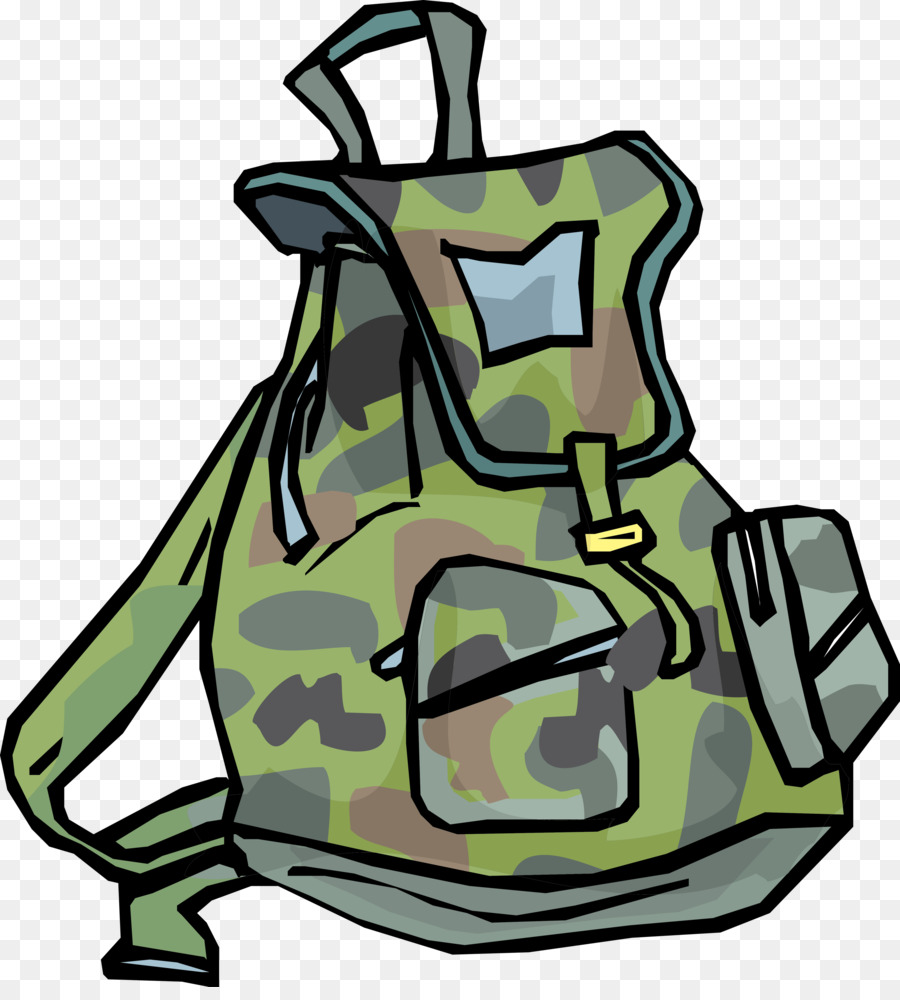 Mochila Camuflada，Bolsa PNG