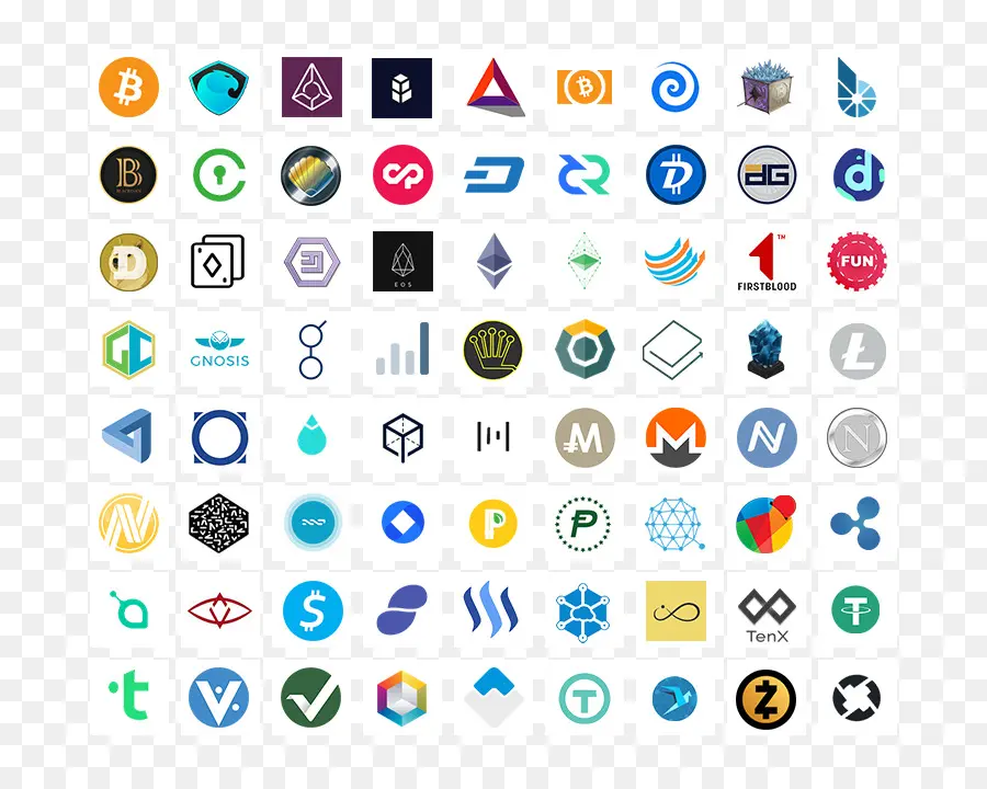 Logotipos De Criptomoeda，Criptografia PNG