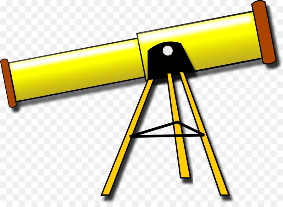 Telescópio，Amarelo PNG