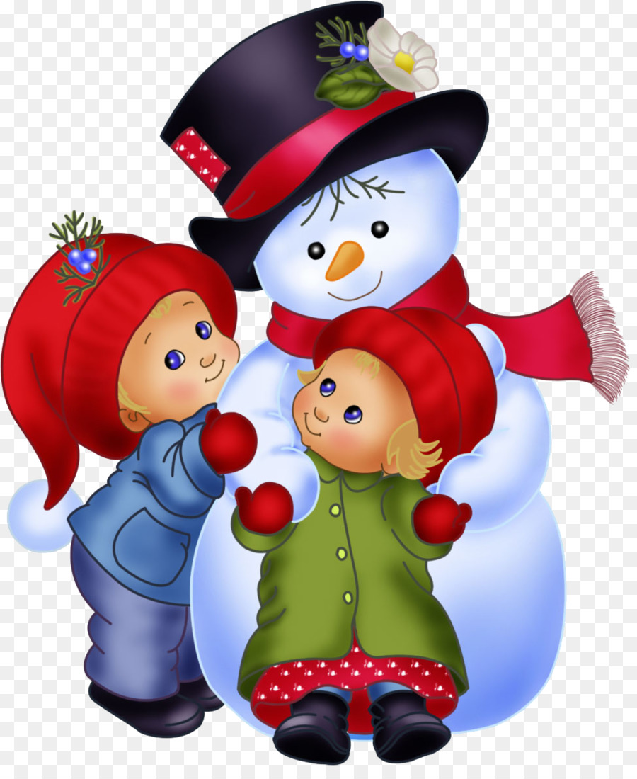 Boneco De Neve Com Crianças，Boneco De Neve PNG