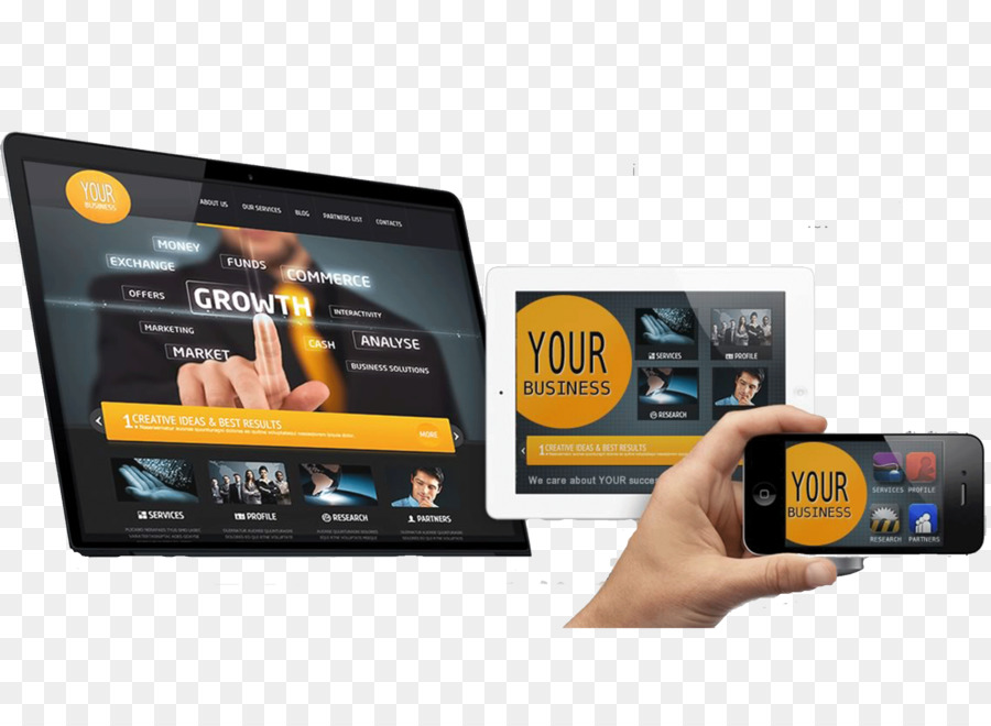 Responsive Web Design，Desenvolvimento Web PNG