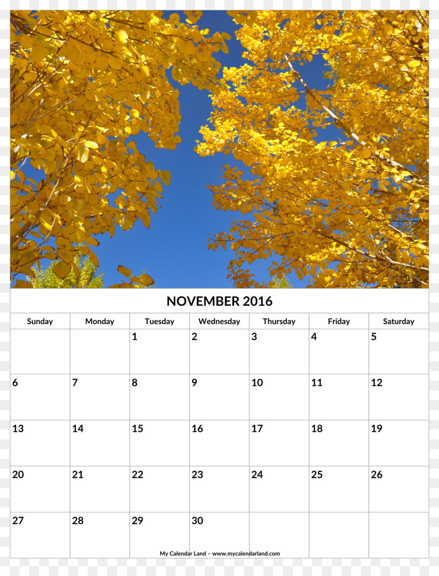 Calendário De Novembro De 2016，Datas PNG