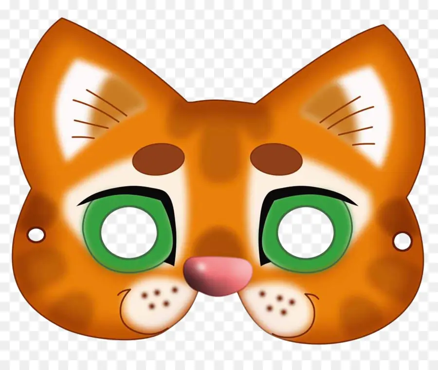 Máscara De Gato，Animal PNG