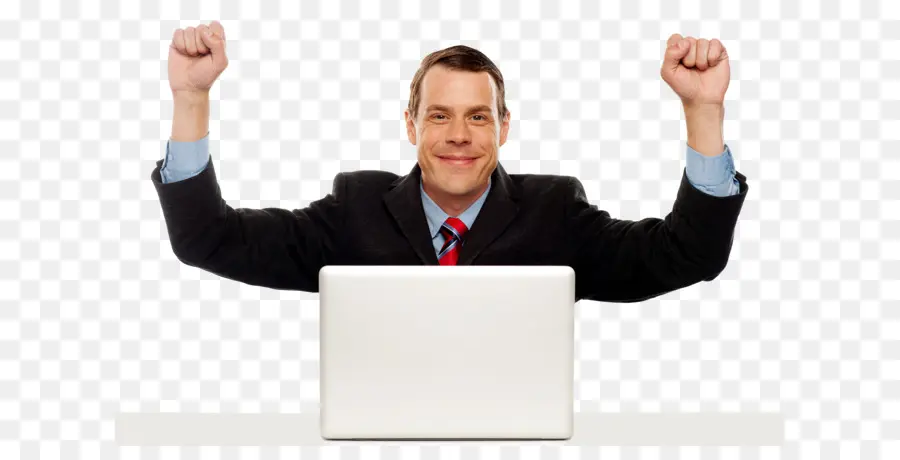 Homem Com Laptop，Terno PNG