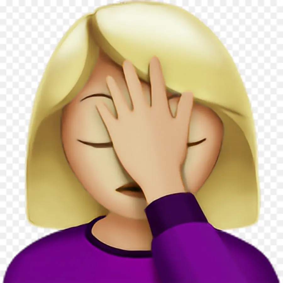 Facepalm，Emoji PNG