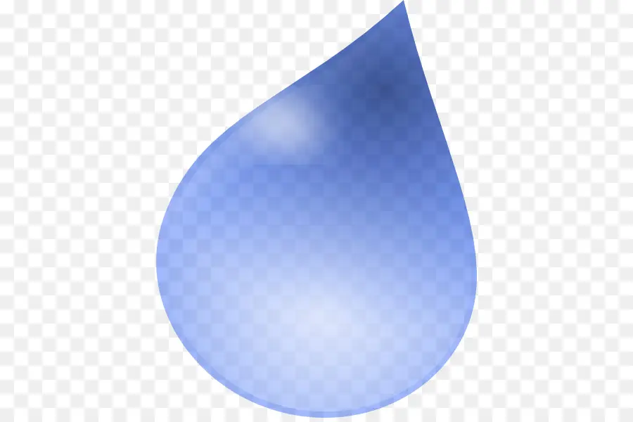 Gota De água Azul，Água PNG