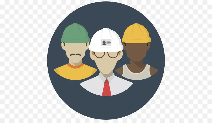 Trabalhadores Da Construção Civil，Capacetes PNG