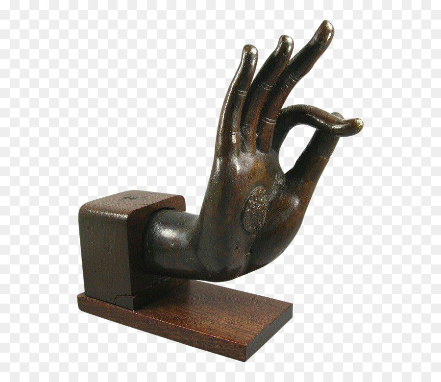 Escultura De Mão，Bronze PNG