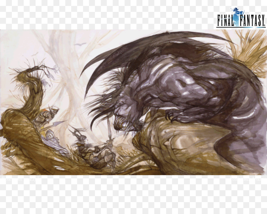 Final Fantasy，A Arte De Yoshitaka Amano PNG