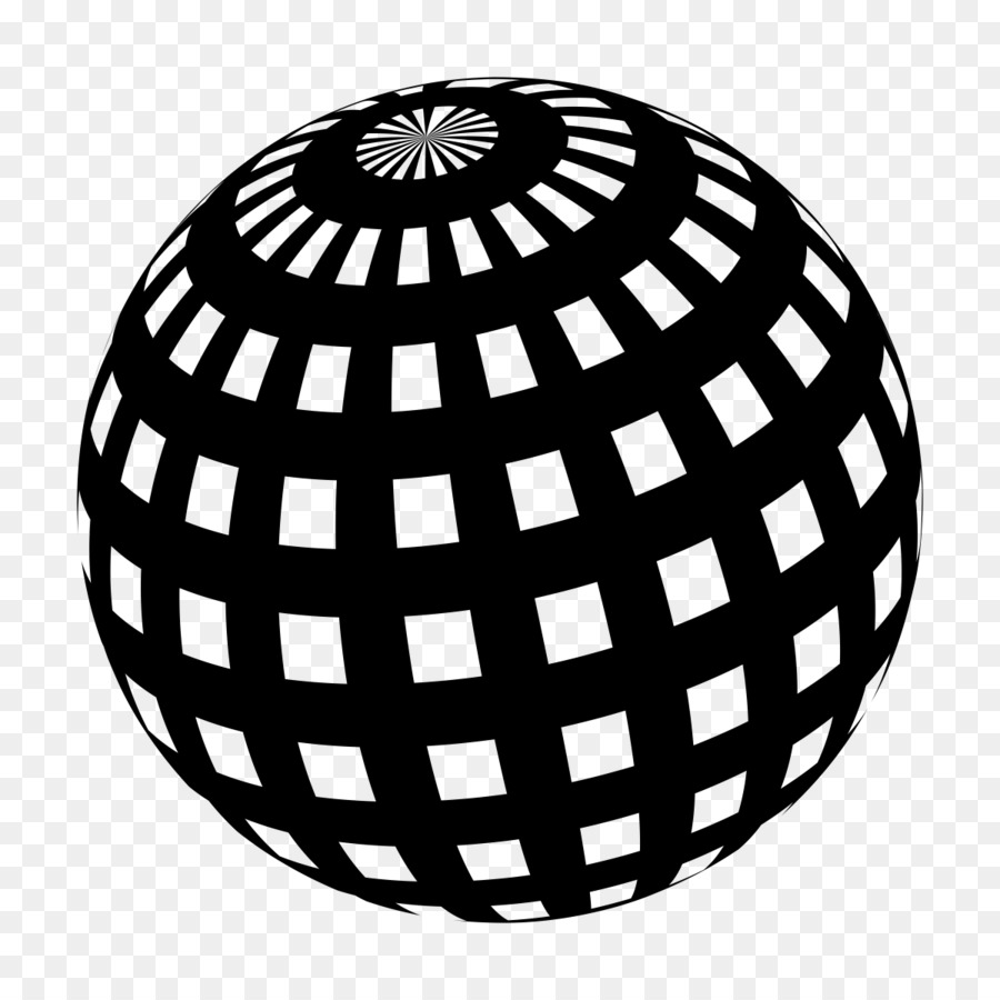 Esfera De Ilusão óptica，Preto E Branco PNG