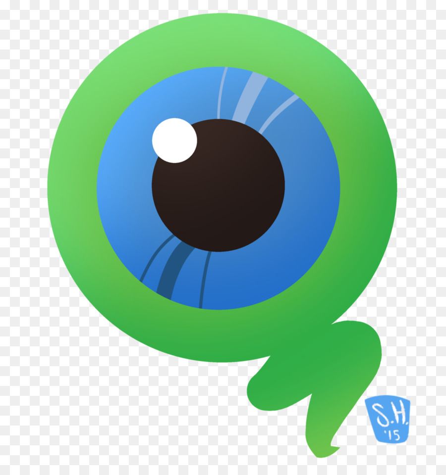 Olho Verde，Pupila Azul PNG