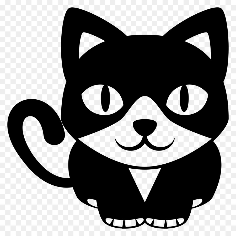 Gato Preto E Branco，Gato PNG