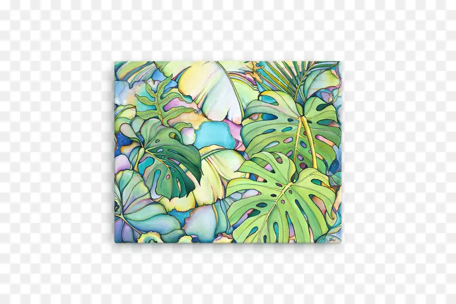 Folhas Tropicais，Plantas PNG