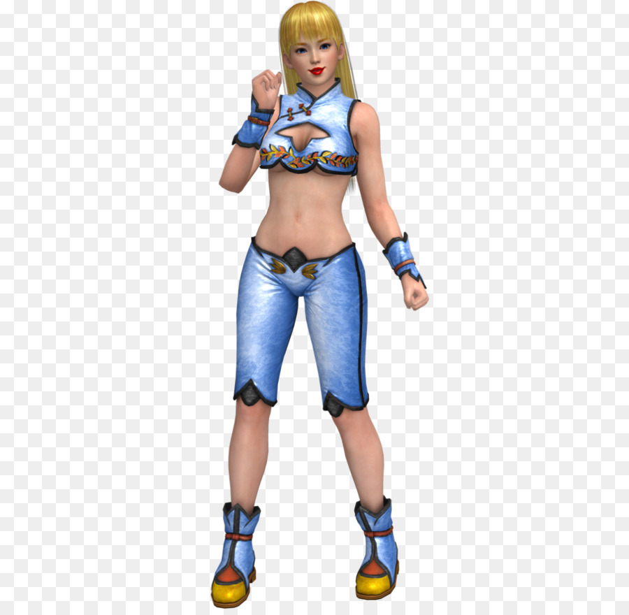 Mulher Loira Com Roupa Azul，Loiro PNG