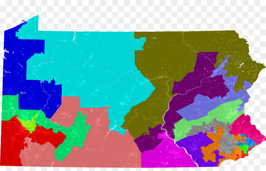 Pensilvânia 18º Distrito Congressional，Mapa PNG