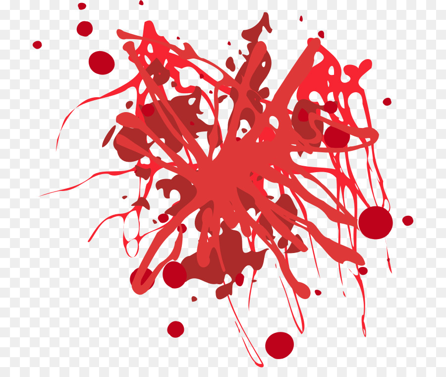 Respingos De Sangue，Vermelho PNG