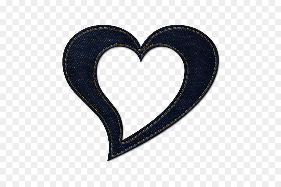 Coração Jeans，Amor PNG