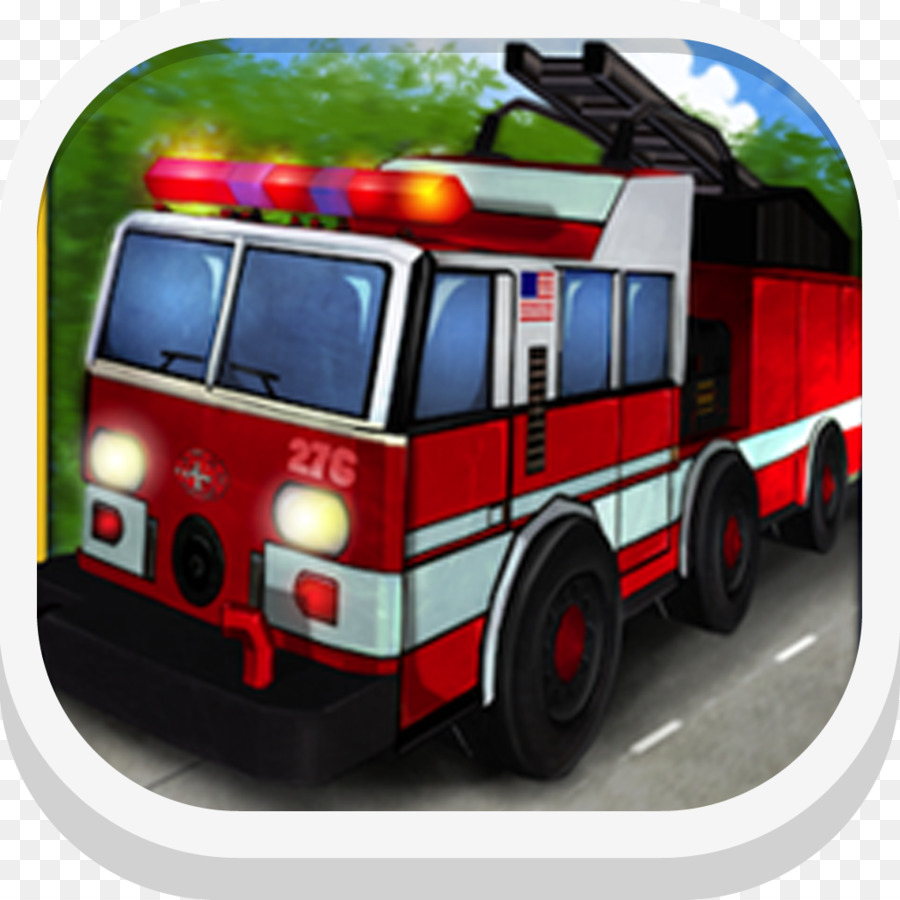 Fire Truck 3d，Fire Truck 3d De Condução PNG