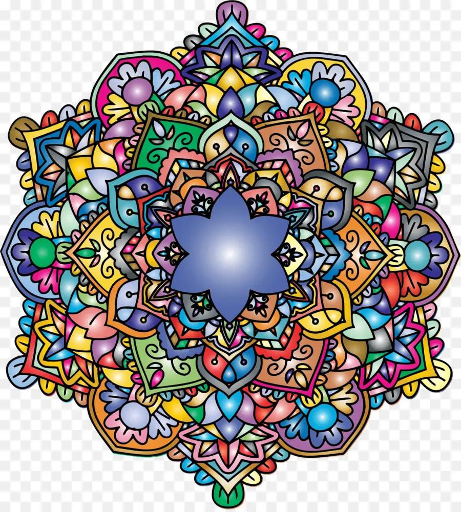 Mandala，Livro De Colorir PNG
