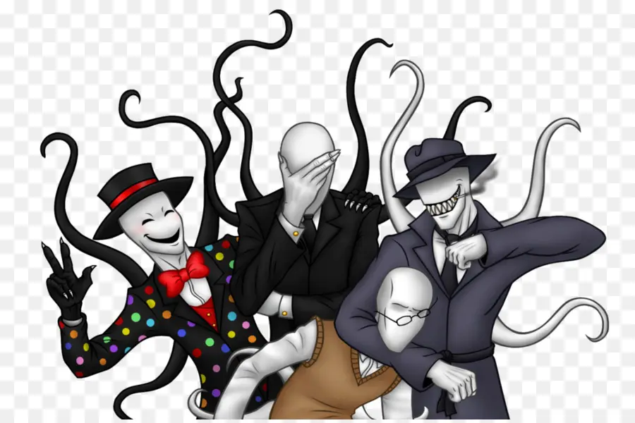 Slenderman，Slender Oito Páginas PNG