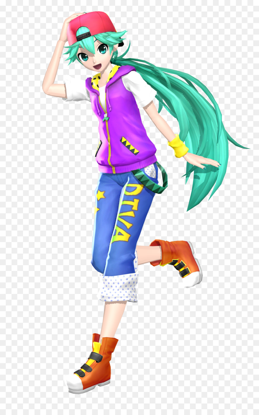 Personagem De Anime，Cabelo Verde PNG