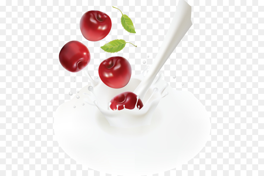 Framboesas Com Leite，Fruta PNG