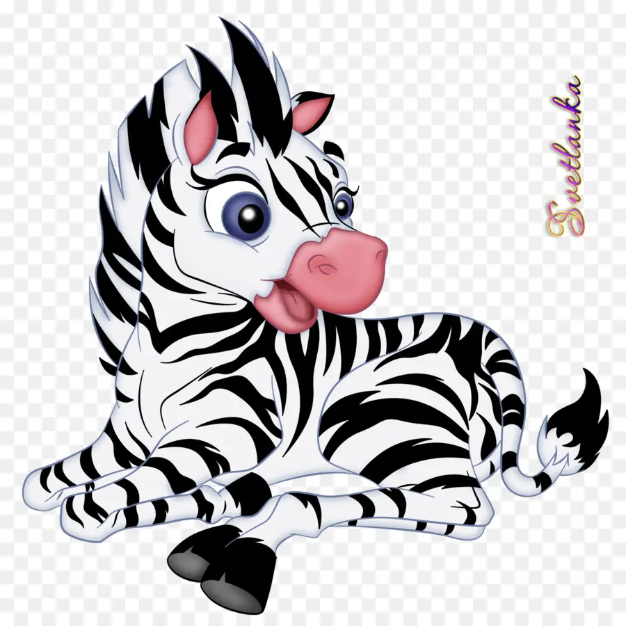 Zebra De Desenho Animado，Animal PNG