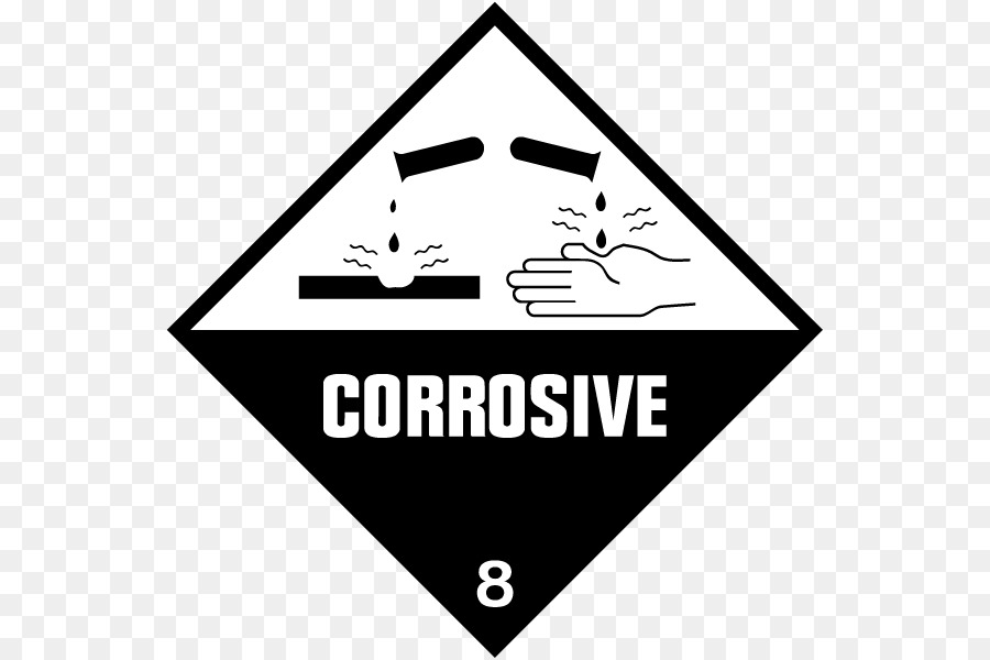 hazmat classe 8 substâncias corrosivas substância corrosiva
