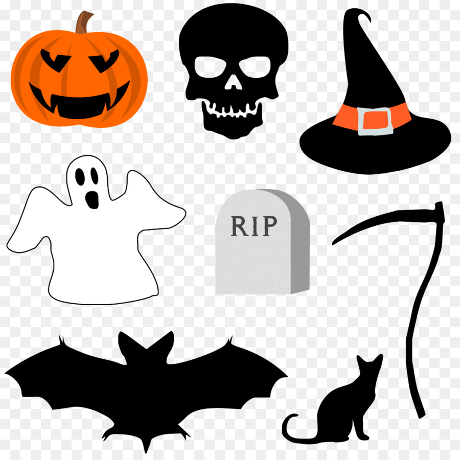 Ícones De Halloween，Fantasma PNG