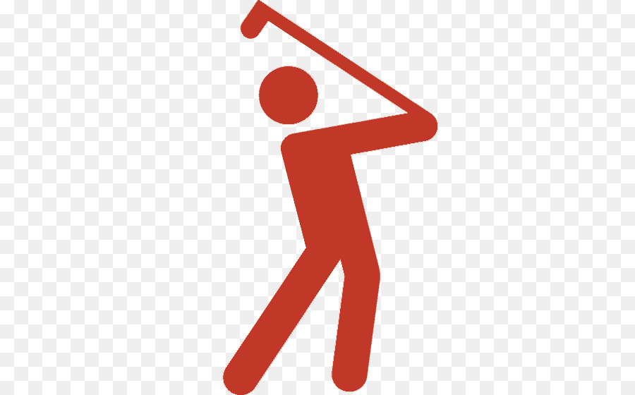 Jogador De Golfe Vermelho，Golfe PNG