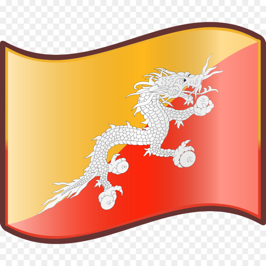 Butão，Bandeira Do Butão PNG