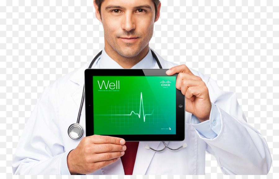 Médico Com Tablet，Médico PNG