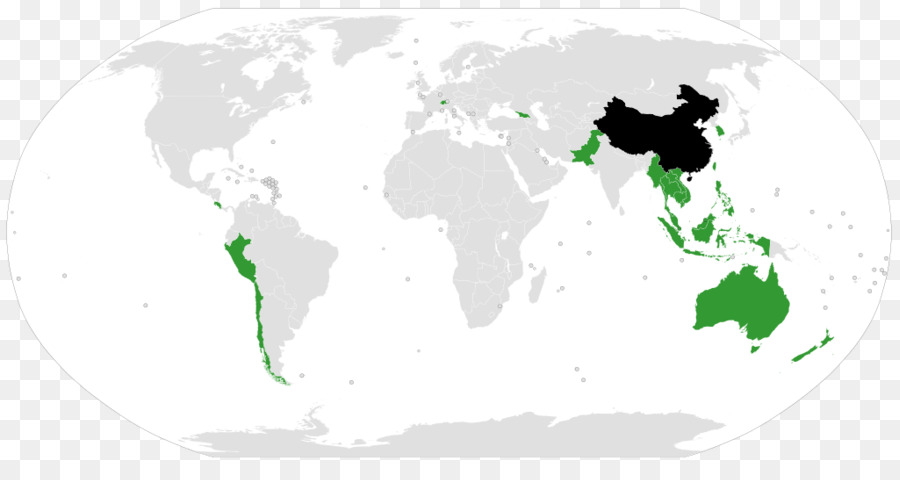 Mapa Mundial，Países PNG