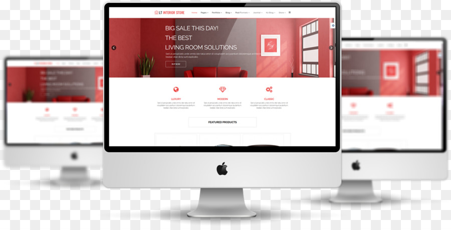 Responsive Web Design，Modelo PNG