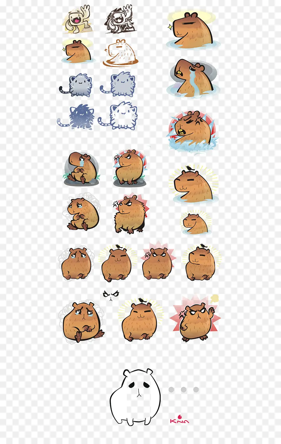 Capivara，Emoticon PNG