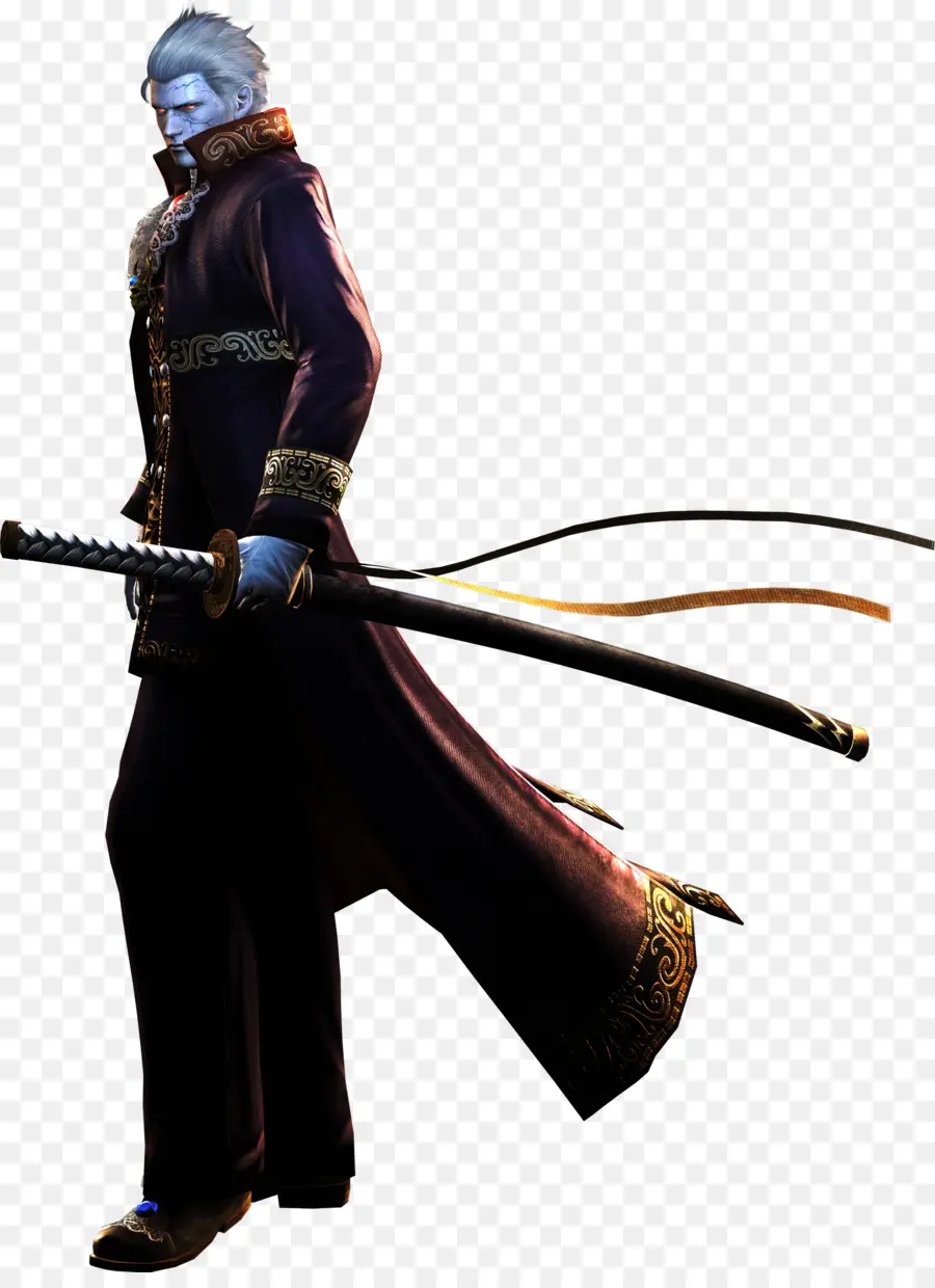 Personagem Samurai，Espada PNG