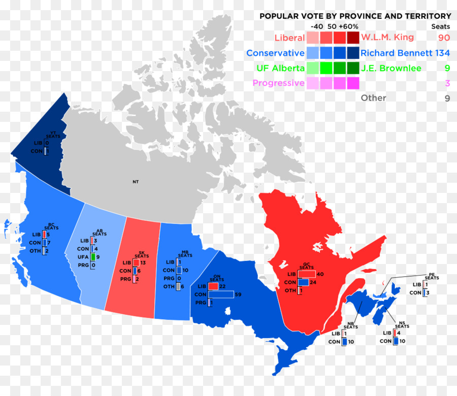 Mapa Do Canadá，País PNG