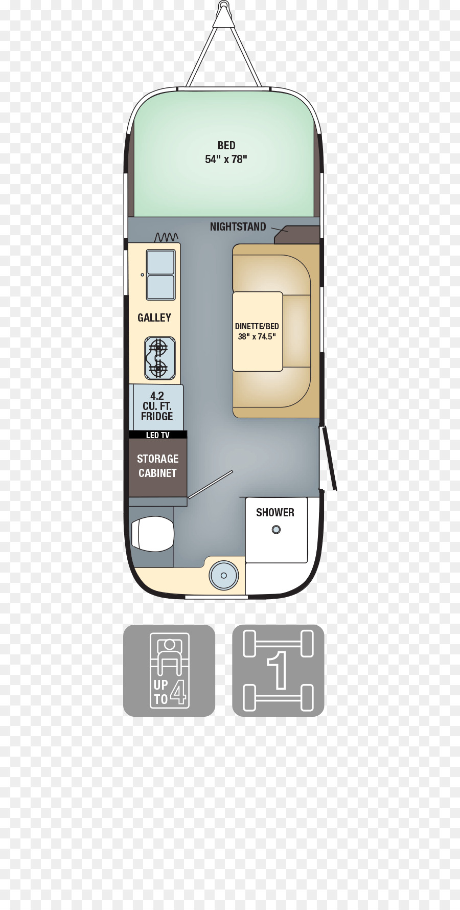Airstream，Piso Plano PNG
