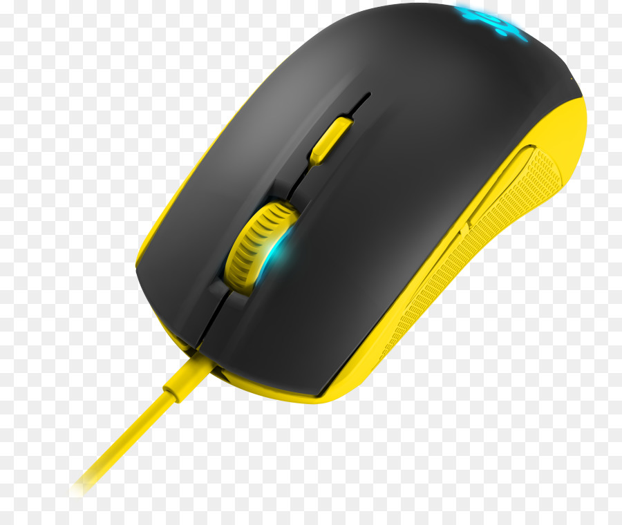 Mouse De Computador，Amarelo PNG